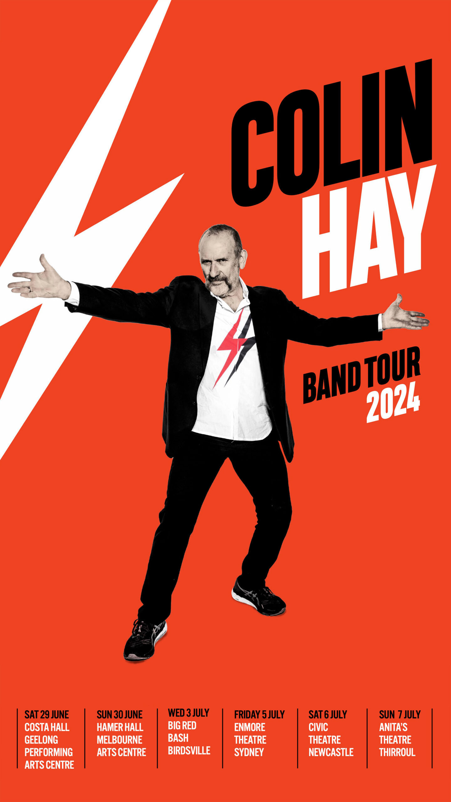 Colin Hay Band 2024 Australian Tour Colin Hay